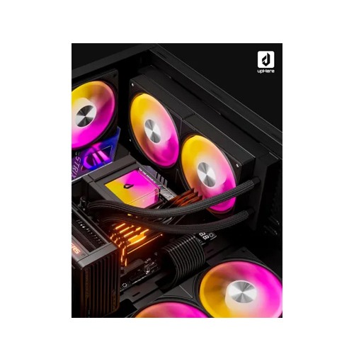 UpHere E240KC 240mm AIO Liquid CPU Cooler (Black)