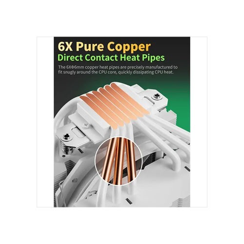 upHere UP2T6 Dual-Tower CPU Air Cooler