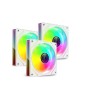 Value-Top CR10-W1236ARGB 12CM Infinite Mirror ARGB Fan Kit white