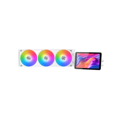 Xigmatek Connect Pro 360 Arctic ARGB Liquid CPU Cooler with 7″ Multi Display