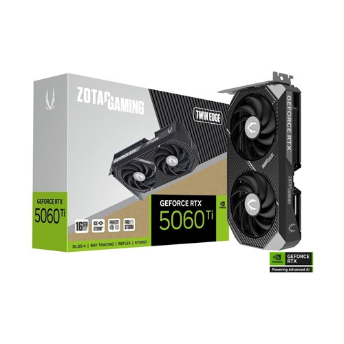 ZOTAC GAMING GeForce RTX 5060 Ti 16GB Twin Edge graphics card