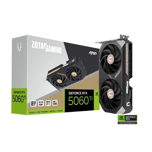 ZOTAC GAMING GeForce RTX 5060 Ti AMP 8GB GDDR7 Graphics Card