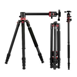 Zomei M8 Professional Camera Tripod And Overhead Gear With 72-Inch Extension Arm Monopod