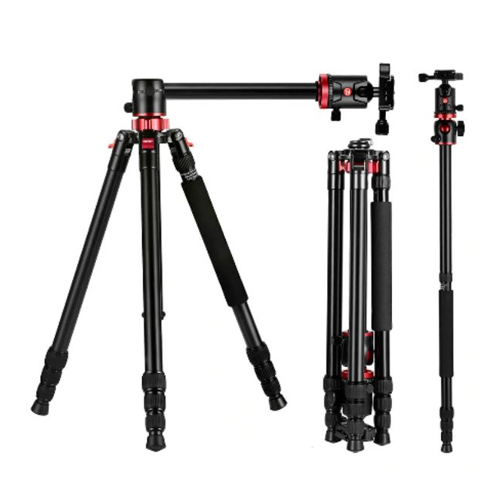 Zomei M8 Professional Camera Tripod And Overhead Gear With 72-Inch Extension Arm Monopod