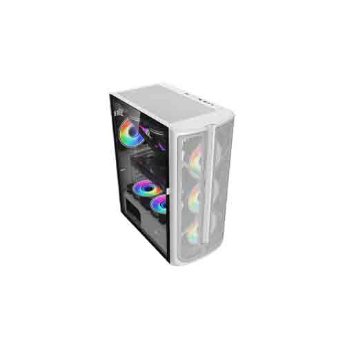 1STPLAYER FIREBASE X4 ATX/MATX GAMING CASE (WHITE)