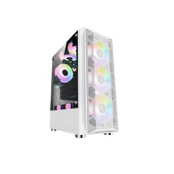 Aptech AP-8308w ARGB Gaming Casing- White
