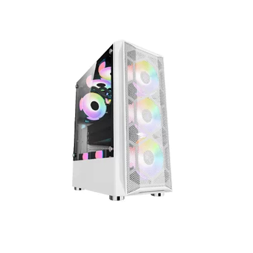 Aptech AP-8308w ARGB Gaming Casing- White