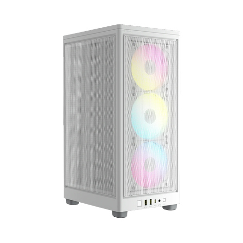 2000D RGB AIRFLOW Mini-ITX PC Case - White