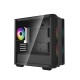 DeepCool CC360 BLACK ARGB M-ATX Airflow Case