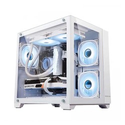 Golden Field Seaview M360 White Mini Tower Micro ATX Gaming Case