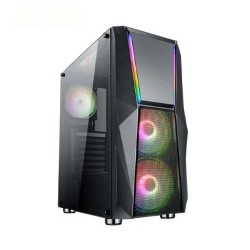 Safeway X Force MTG 1924 Mid Tower Black E ATX RGB Gaming Casing