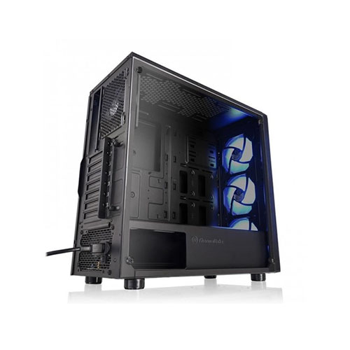 Thermaltake Versa J23 TG Mid Tower Chassis Black