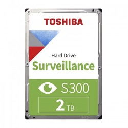 TOSHIBA S300 2TB 3.5 Inch 5400 RPM Surveillance HDD