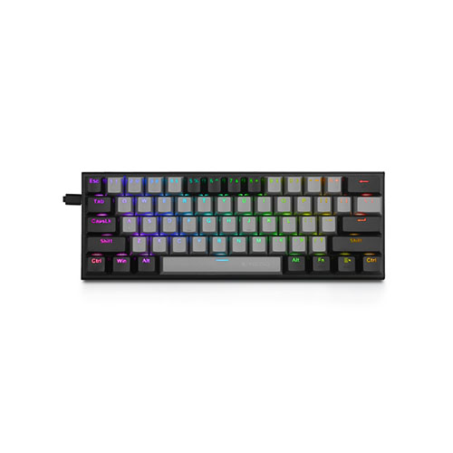 E-YOOSO Z11 Wired Solid Backlit 61 Keys Mechanical Gaming Keyboard