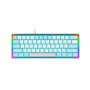 E-YOOSO Z11T (Transparent) Wired 61 Keys Mechanical Gaming Keyboard with Ice Blue Backlit