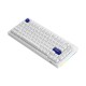 Akko 5075B Plus Blue on White RGB Tri-Mode Mechanical Gaming Keyboard