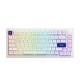 Akko 5075B Plus Blue on White RGB Tri-Mode Mechanical Gaming Keyboard