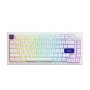 Akko 5075B Plus Blue on White RGB Tri-Mode Mechanical Gaming Keyboard