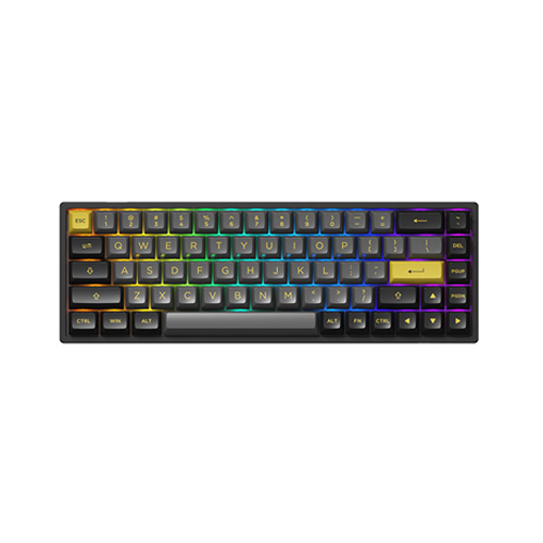 Akko Black & Gold 3068B Plus, 65% Hot Swappable Multi-Modes TTC Demon Switch