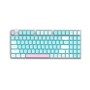E-Yooso Z19 Monochrome Hotswappable Mechanical Keyboard (ICE Blue Backlit)