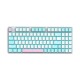 E-Yooso Z19 Monochrome Hotswappable Mechanical Keyboard (ICE Blue Backlit)