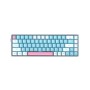 E-YOOSO Z686 Monochrome Compact Mechanical Keyboard with Ice Blue Backlit