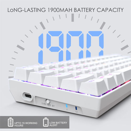 E-YOOSO Z686 Wireless Tri-mode RGB Hotswap Mechanical Keyboard
