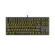 E-Yooso Z87 Hotswap Mechanical Keyboard (Yellow Backlit)
