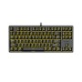 E-Yooso Z87 Hotswap Mechanical Keyboard (Yellow Backlit)