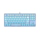 E-Yooso Z87 Backlit Mechanical Keyboard (ICE Blue Backlit)