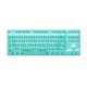 Fantech MAXFIT87 MINT EDITION MK856 RGB Mechanical Keyboard