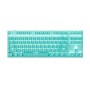 Fantech MAXFIT87 MINT EDITION MK856 RGB Mechanical Keyboard