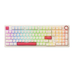 JamesDonkey RS2 Rosey Gasket Mechancial Keyboard RGB colour-Rosey switch Huano Red White