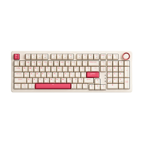 JamesDonkey RS2 Rosey Gasket Mechancial Keyboard RGB colour-Rosey switch Huano Red White