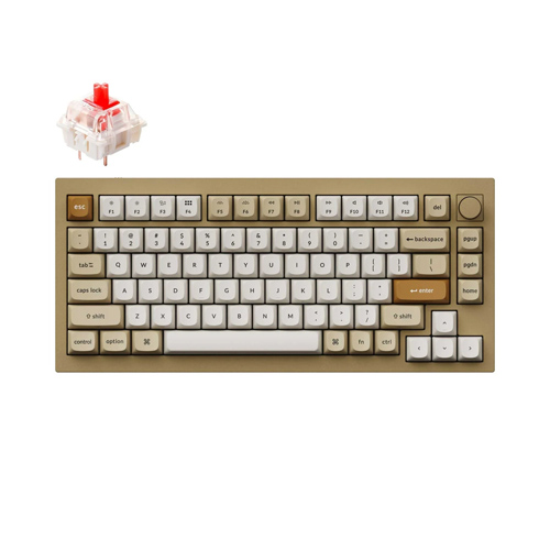 Keychron Q1 Fully Assembled Navy Blue, Brown Switch Mechanical Keyboard