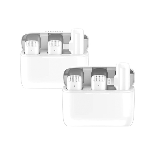 Ulanzi J12 White Wireless Lavalier Microphone System