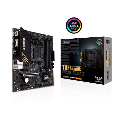 ASUS TUF GAMING A520M-PLUS II AMD AM4 microATX Motherboard