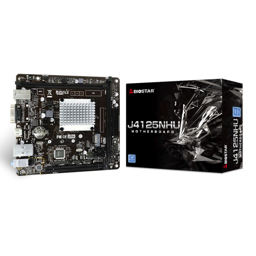 Biostar Gaming Motherboard J4125NHU Ver. 6.x CPU