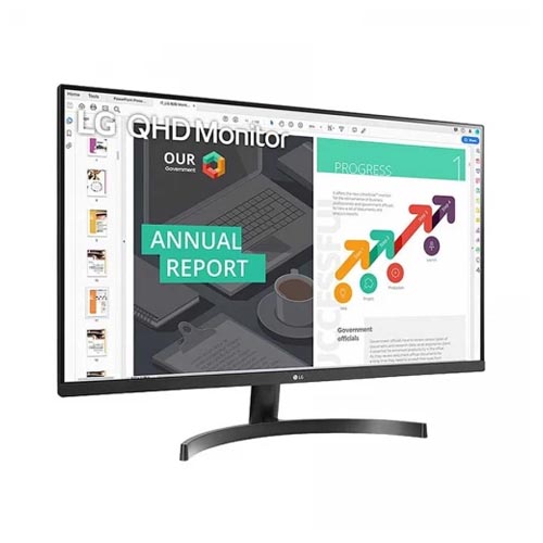 LG 32QN600-B 32 Inch QHD IPS Dual HDMI, DP & Headphone Black Monitor