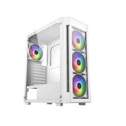Aptech 195-02 Glass White Gaming Case
