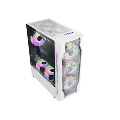 Aptech AP-8303w ARGB Gaming Casing White