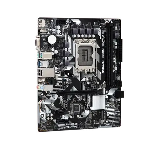 ASRock B760M-HDV/M.2 D4 13th and 12th Gen Micro ATX Motherboard