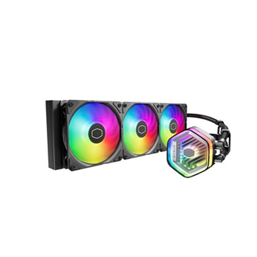Cooler Master Master Liquid 360 ATMOS ARGB 360mm Liquid CPU Cooler Black 