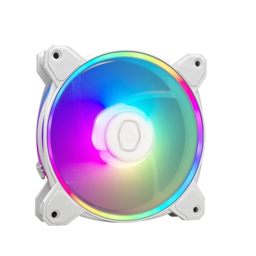 Cooler Master MasterFan MF120 Halo2 White Edition ARGB Casing Cooling Fan
