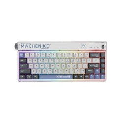 MACHENIKE KT68 TRI MODE RGB MECHANICAL KEYBOARD (WHITE)