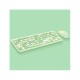 Mofii 666 2.4G optical punk round keycap wireless keyboard mouse combo