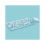 Mofii 666 2.4G optical punk round keycap wireless keyboard mouse combo