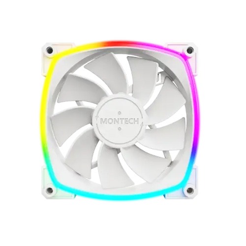 MONTECH RX120 ARGB PWM Case fan White
