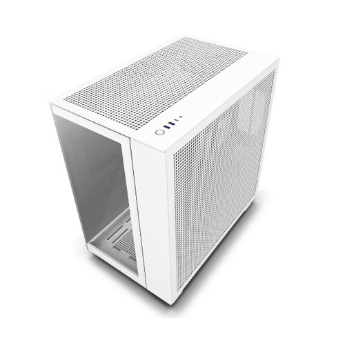 NZXT H9 Flow Dual-Chamber Mid-Tower Airflow Casing White