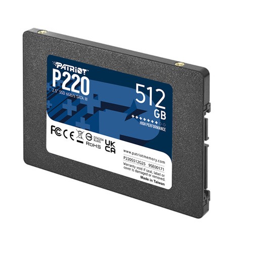 Patriot P220 512GB SATA III SSD